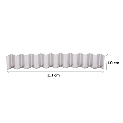 Gray The Clay Studio Large Wave Clay Cutting Blade 11 x 2cm 1 piece Modelling Tools & Accessories