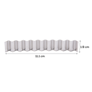 Gray The Clay Studio Large Wave Clay Cutting Blade 11 x 2cm 1 piece Modelling and Casting Supplies