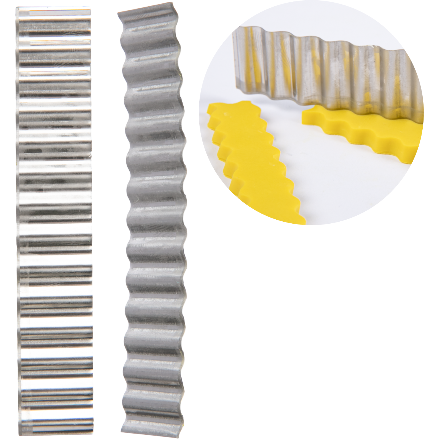 Gray The Clay Studio Medium Wave Clay Cutting Blade 11 x 2cm 1 piece Modelling Tools & Accessories