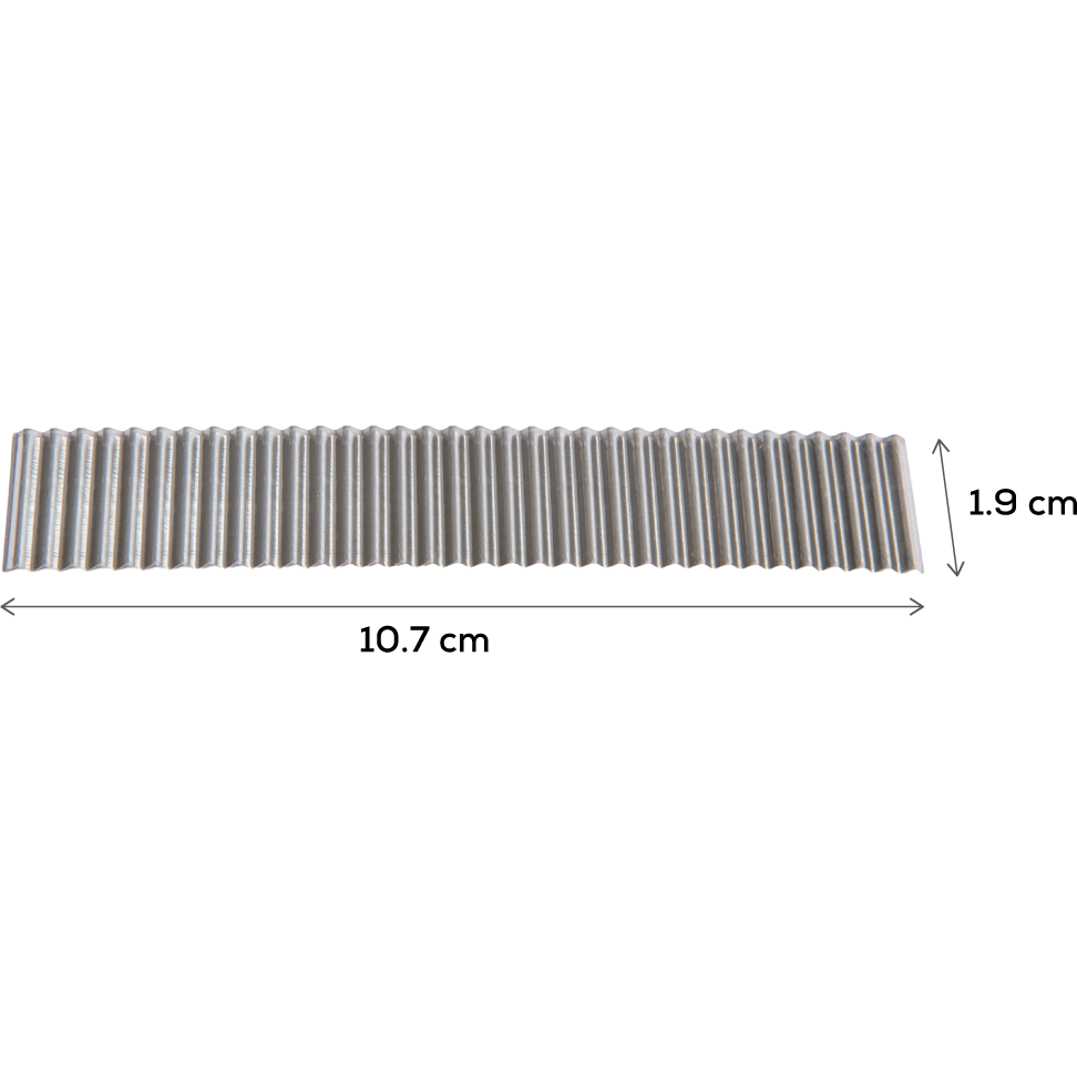 Slate Gray The Clay Studio Small Wave Clay Cutting Blade 11 x 2cm 1 piece Modelling Tools & Accessories