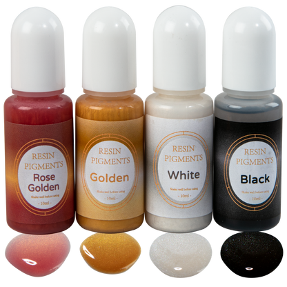 Gray Urban Crafter Resin Pearlescent Dye 10ml (4 Pieces) Resin Craft