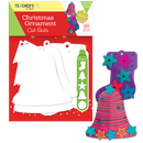 Firebrick Teacher's Choice Cut Out Ornaments Asst 20Pcs - Wht Christmas