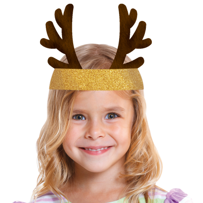 Rosy Brown Teacher's Choice Reindeer Headband 12Pk Christmas