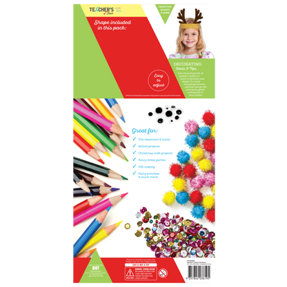 Dark Khaki Teacher's Choice Reindeer Headband 12Pk Christmas