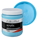 Black Eraldo di Paolo Acrylic Paint, Pastel Blueberry, 500mL Acrylic Paints