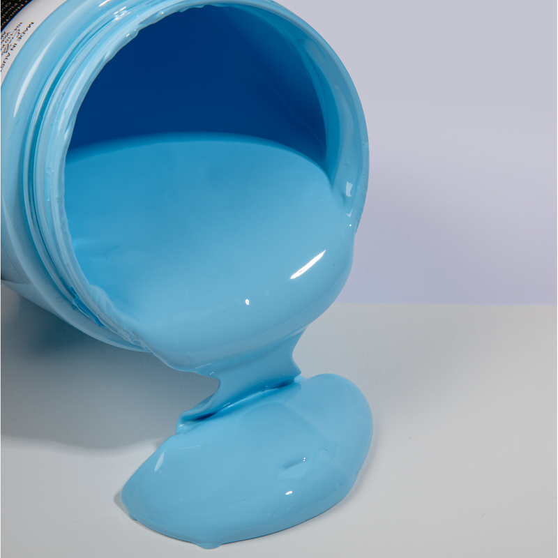 Cadet Blue Eraldo di Paolo Acrylic Paint Pastel Blueberry 500mL Acrylic Paints