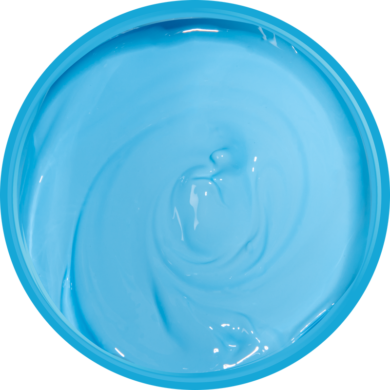 Medium Turquoise Eraldo di Paolo Acrylic Paint Pastel Blueberry 500mL Acrylic Paints