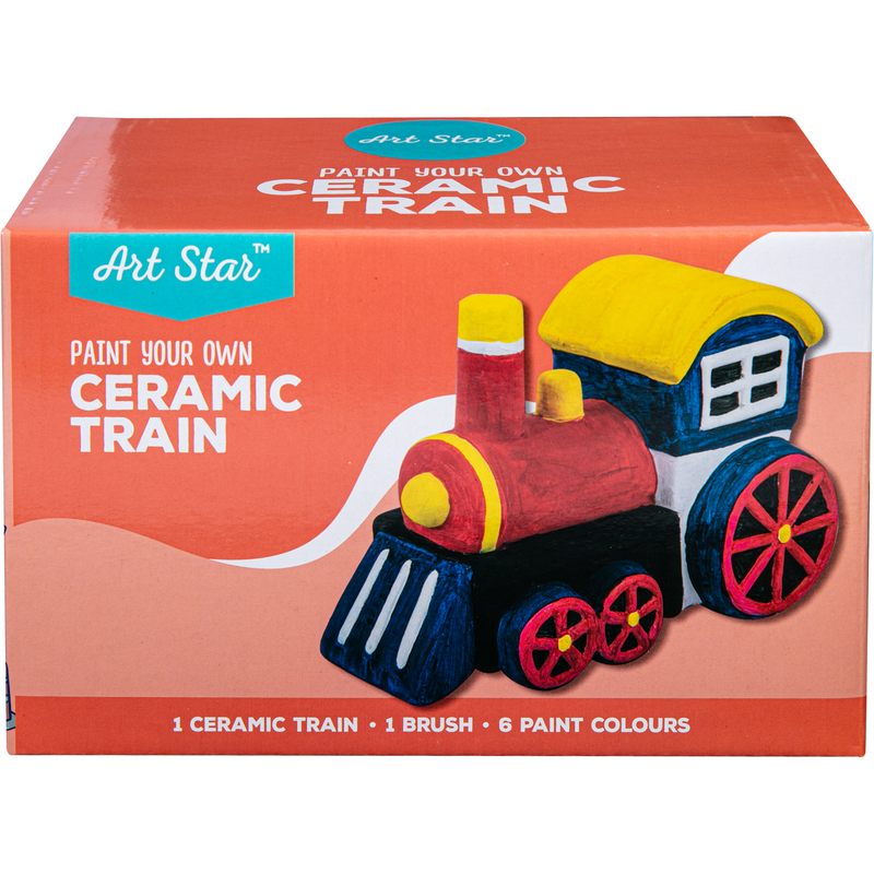 Tomato Art Star Paint Your Own Ceramic Train Kids Activites