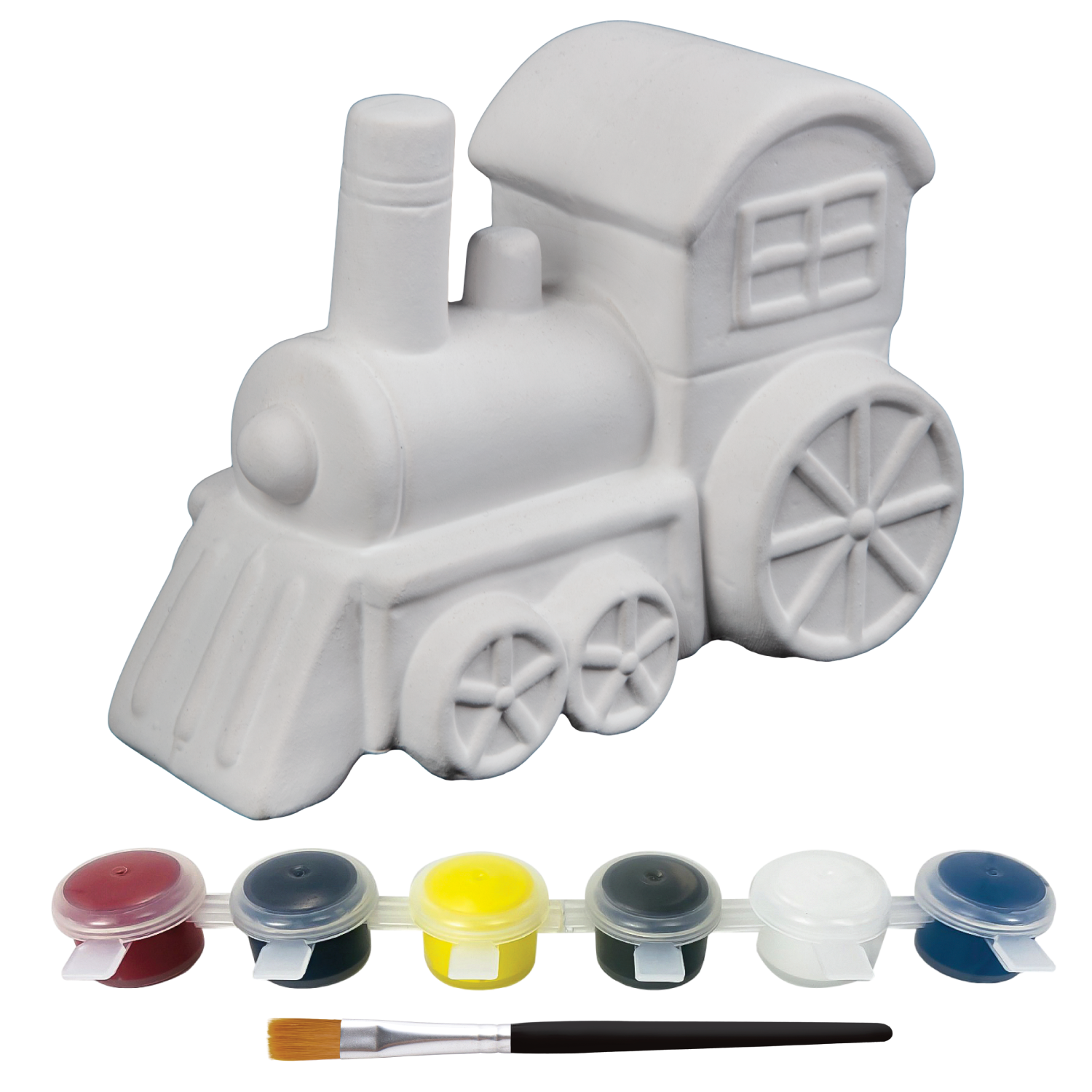 Gray Art Star Paint Your Own Ceramic Train Kids Activites