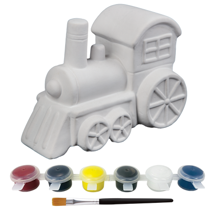 Gray Art Star Paint Your Own Ceramic Train Kids Activites