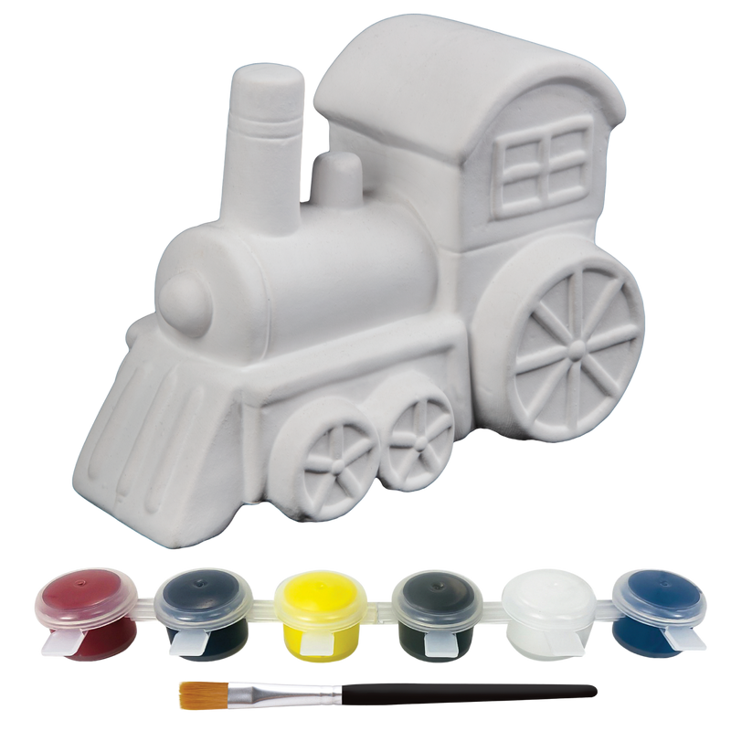 Gray Art Star Paint Your Own Ceramic Train Kids Activites