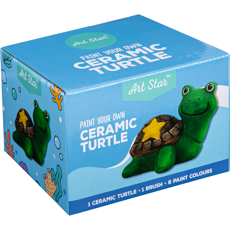 Cornflower Blue Art Star Paint Your Own Ceramic Turtle Kids Activites