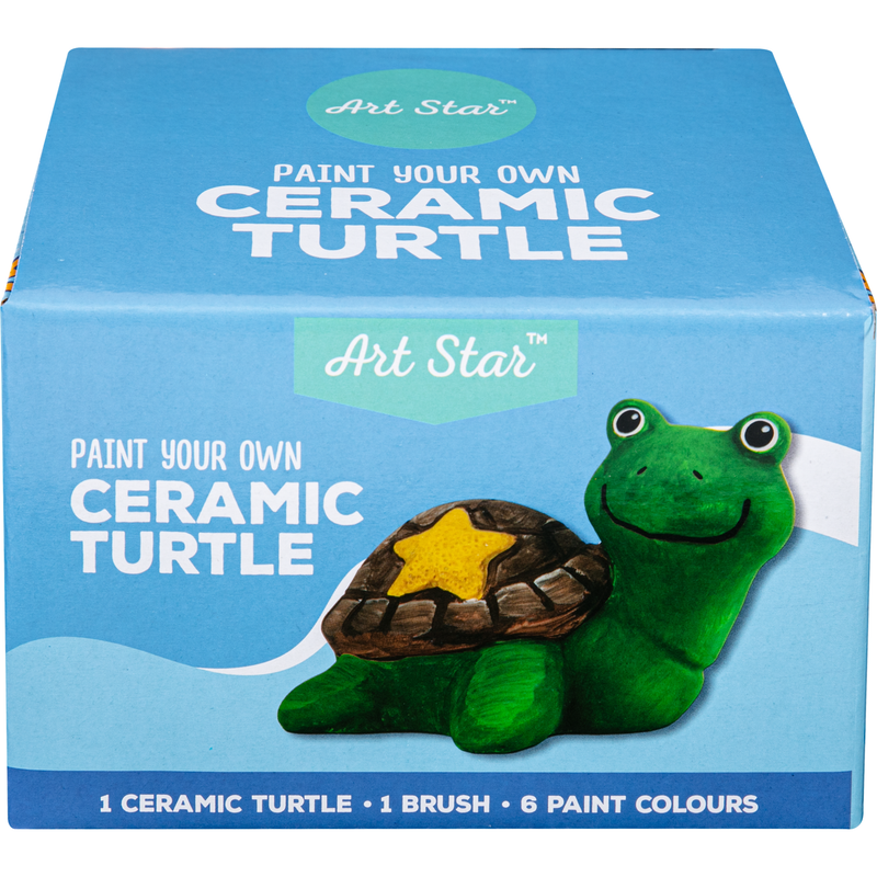 Cornflower Blue Art Star Paint Your Own Ceramic Turtle Kids Activites