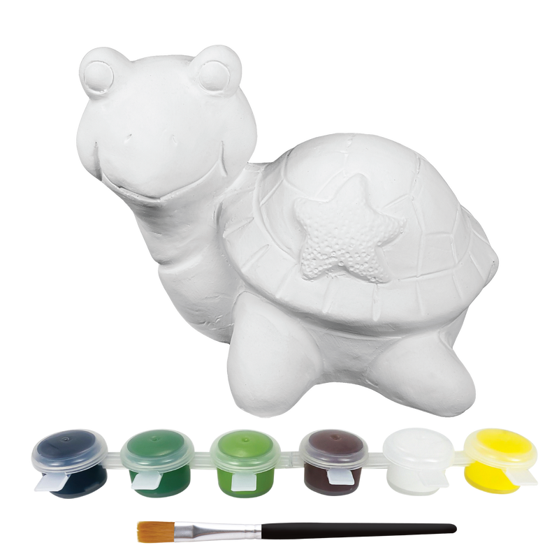 Light Gray Art Star Paint Your Own Ceramic Turtle Kids Activites