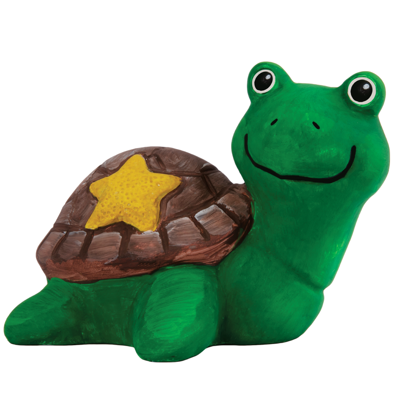 Dark Slate Gray Art Star Paint Your Own Ceramic Turtle Kids Activites