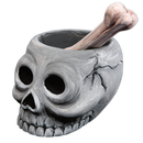 Dark Gray Art Star Halloween Paint Your Own Ceramic Skull and Bone Cruicible (11.1 x 13.5 x 9.2cm) Kids Activites