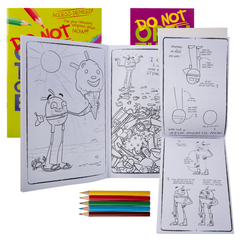 Light Gray Do Not Open This Activity Pack by Lake Press Kids Kits
