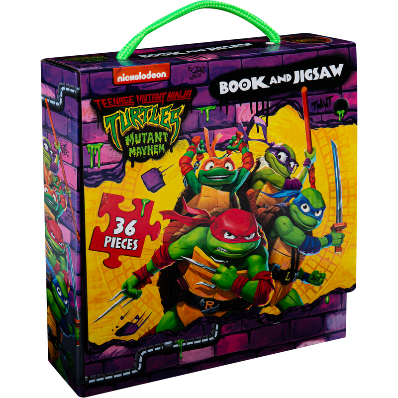 Chocolate TMNT Mutant Mayhem - Book & Jigsaw Kids Activities