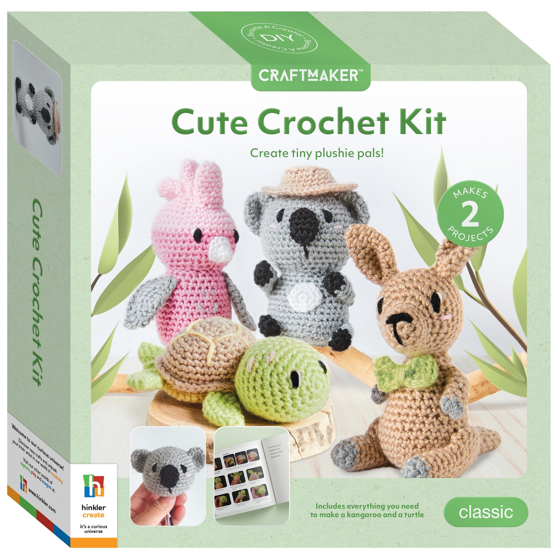 White Smoke Craft Maker Cute Crochet Kit Crochet