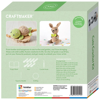 Light Gray Craft Maker Cute Crochet Kit Crochet