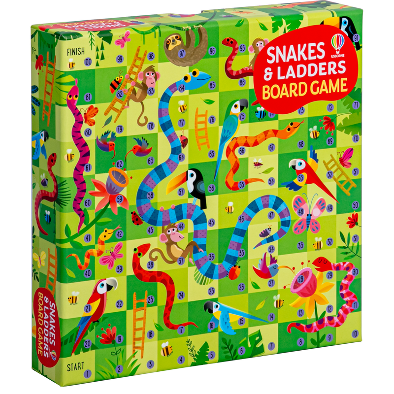 Goldenrod Rainforest-Themed Snakes and Ladders Game Kids Activities