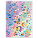 Gray Kaleidoscope Sticker Colouring - Axolotls Kids Craft Kits