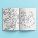 Lavender Kaleidoscope Sticker Colouring - Axolotls Kids Craft Kits