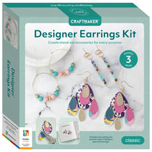Lavender Craft Maker Designer Earrings Kit Jewellery