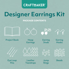 Gray Craft Maker Designer Earrings Kit Jewellery