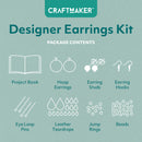 Gray Craft Maker Designer Earrings Kit Jewellery