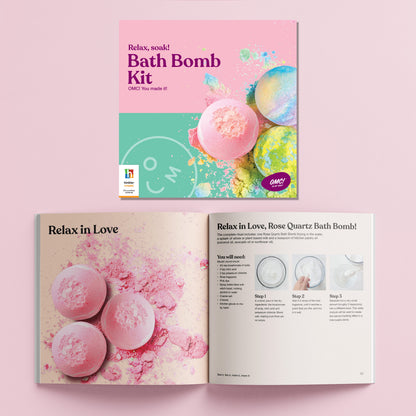 Light Gray Oh My Craft Relax Soak Bath Bomb Kit