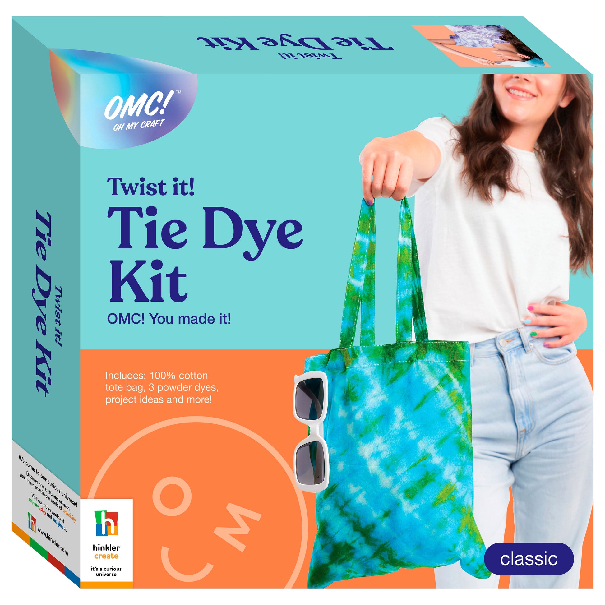 Sky Blue Oh My Craft Totally Tie Dye Kit Tie Dye