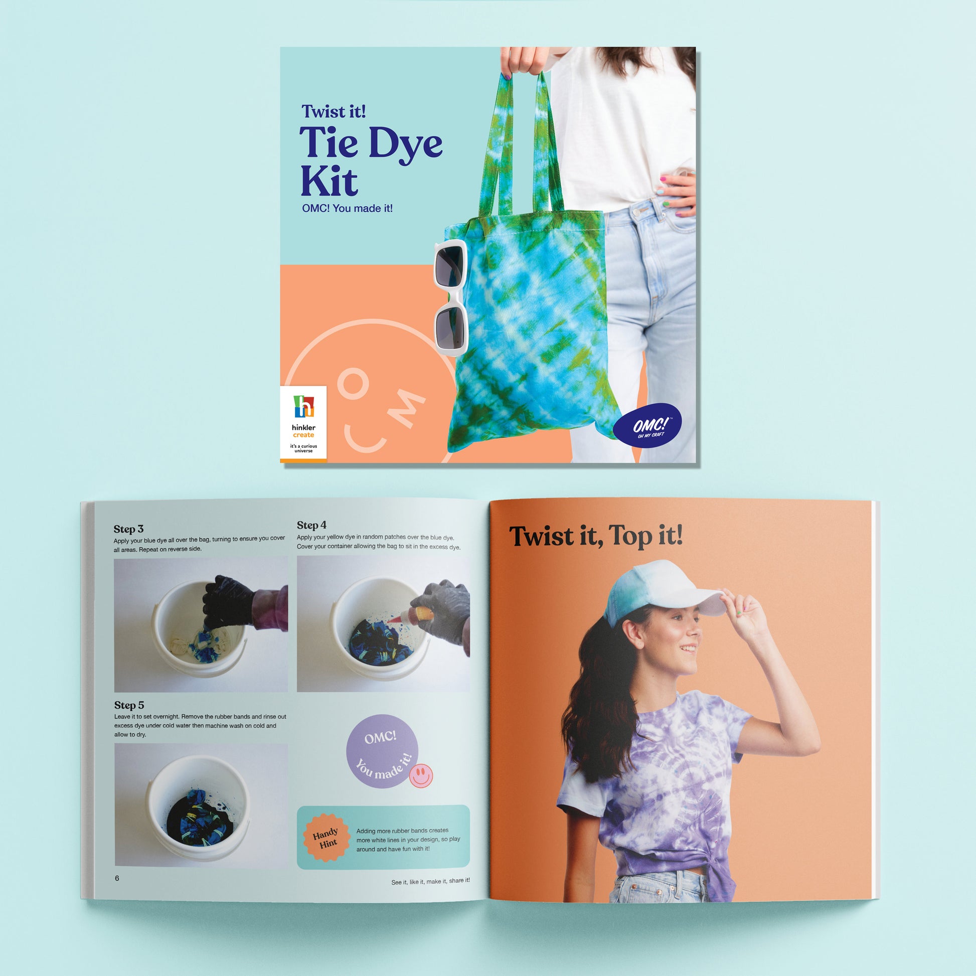 Powder Blue Oh My Craft Totally Tie Dye Kit Tie Dye