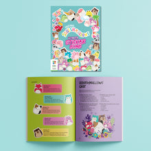 Powder Blue Kaleidoscope Squishmallows - Ultimate Sticker Case Kids Craft Kits