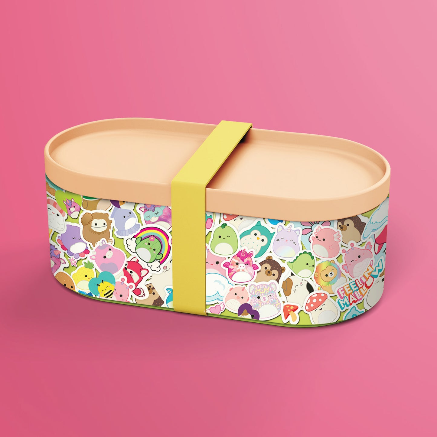 Pale Violet Red Kaleidoscope Squishmallows - Ultimate Sticker Case Kids Craft Kits
