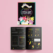 Thistle Kaleidoscope Etch Art Carry Case - Squishmallows Kids Craft Kits
