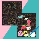 Medium Turquoise Kaleidoscope Etch Art Carry Case - Squishmallows Kids Craft Kits