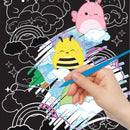Black Kaleidoscope Etch Art Carry Case - Squishmallows Kids Craft Kits