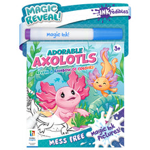 Dark Cyan Inkredibles Adorable Axolotls Magic Ink Pictures Kids Activities