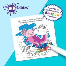 Pale Turquoise Inkredibles Adorable Axolotls Magic Ink Pictures Kids Activities