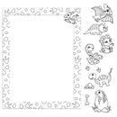 White Smoke Colour Me Magnets - Dinosaurs Kids Craft Kits