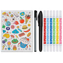 Dark Slate Gray Kaleidoscope Colouring Doodling Worlds Kids Activities