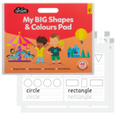 Beige My Big Shapes & Colours Pad Kids Activities