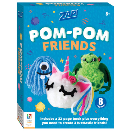 Light Sea Green Zap Pompom Friends Kit Kids Craft Kits