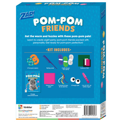 Light Sea Green Zap Pompom Friends Kit Kids Craft Kits