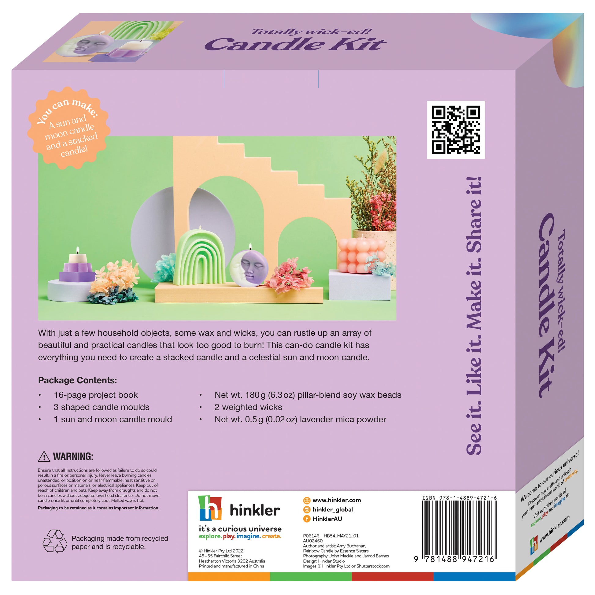 Thistle Oh My Craft Totally Wicked Candle Kit