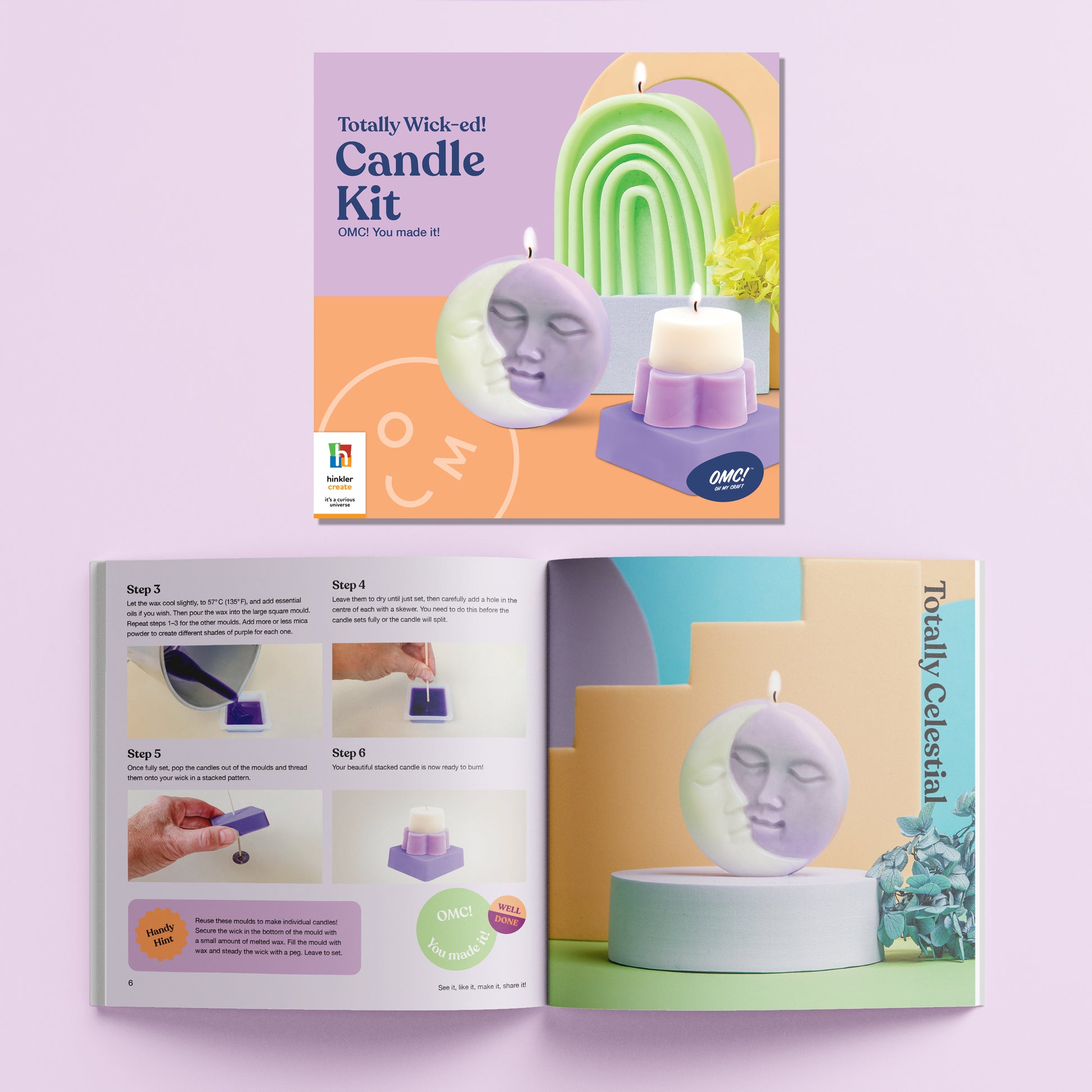 Lavender Oh My Craft Totally Wicked Candle Kit