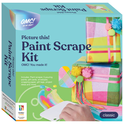 Sky Blue Oh My Craft Picture This Paint Scrape Kit