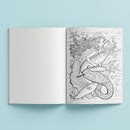 Light Gray Kaleidoscope Sticker Colouring - Magic Mermaid Kids Craft Kits