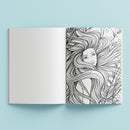 Light Gray Kaleidoscope Sticker Colouring - Magic Mermaid Kids Craft Kits